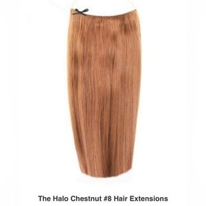 Authentic Halo Luxury Hair Extensions 20” Chesnut 8 item 104 FREE SHIPPING!